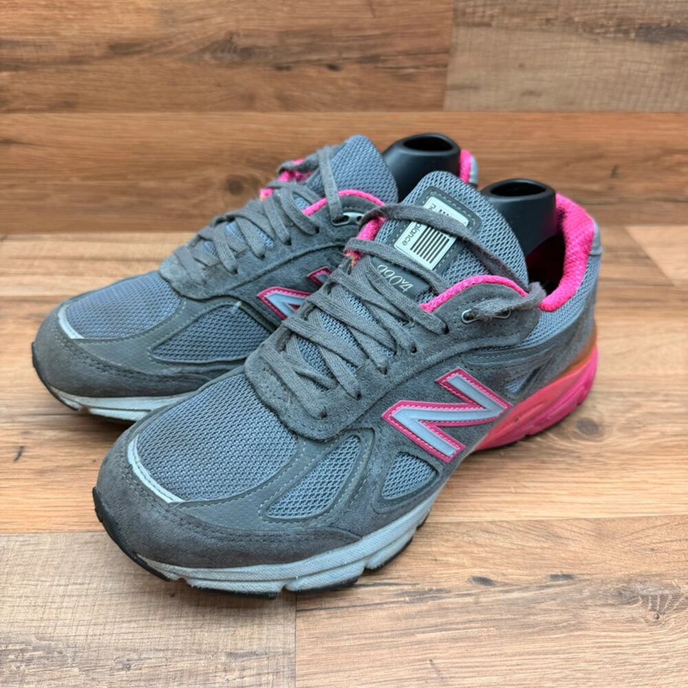 New Balance 990v4 Made in USA Womens Size 7.5D Gray Pink W990GP4